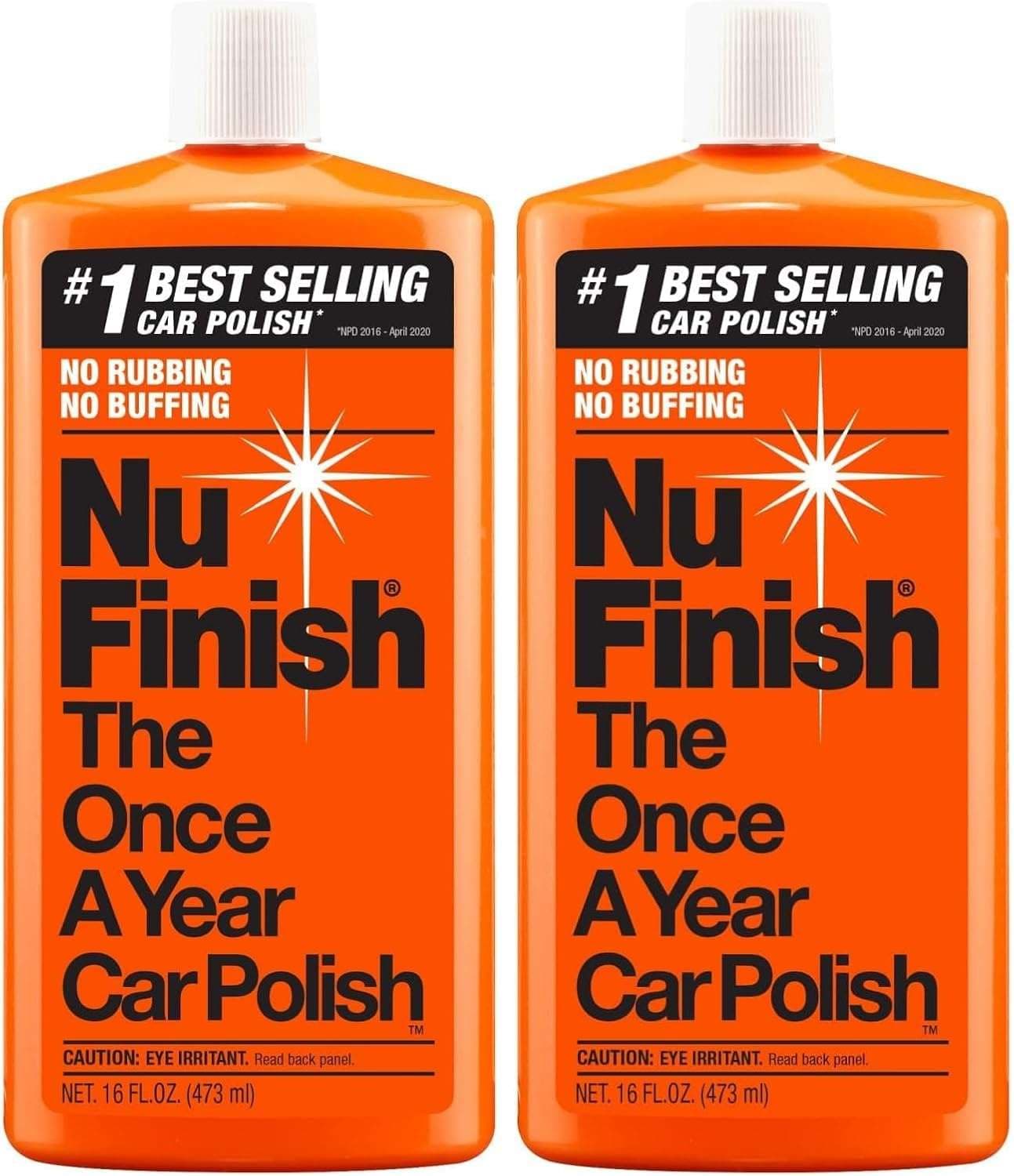 Nu Finish NF-76 Liquid Car Polish, 16 Fl Oz Each (Pack of 2)