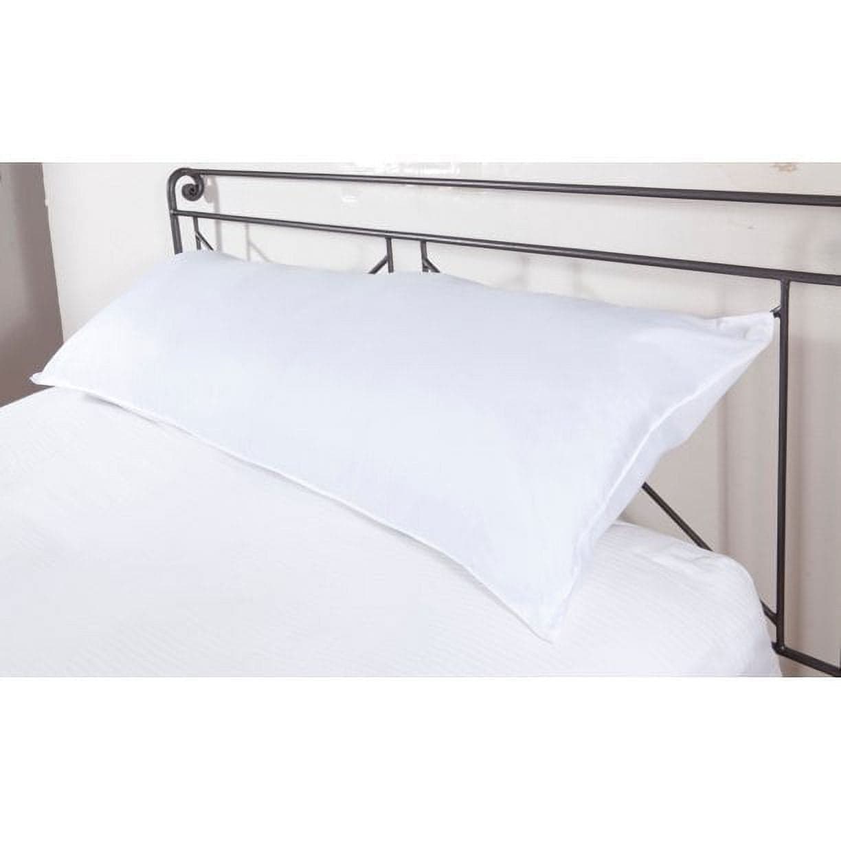Mainstays Body Pillow, 20"x54", White, Microfiber, Hypoallergenic