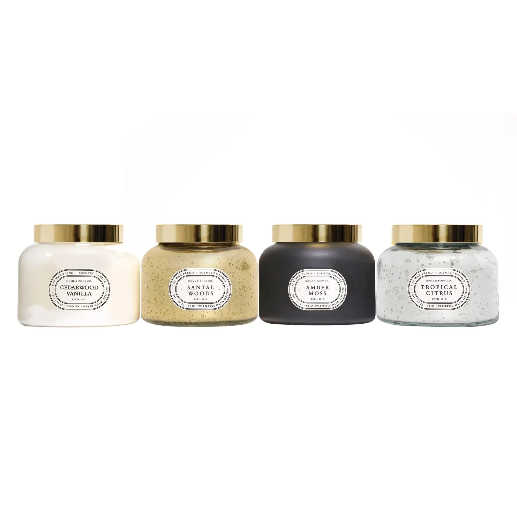 Home and Body Company Candle 12 oz Set, 4-Pack