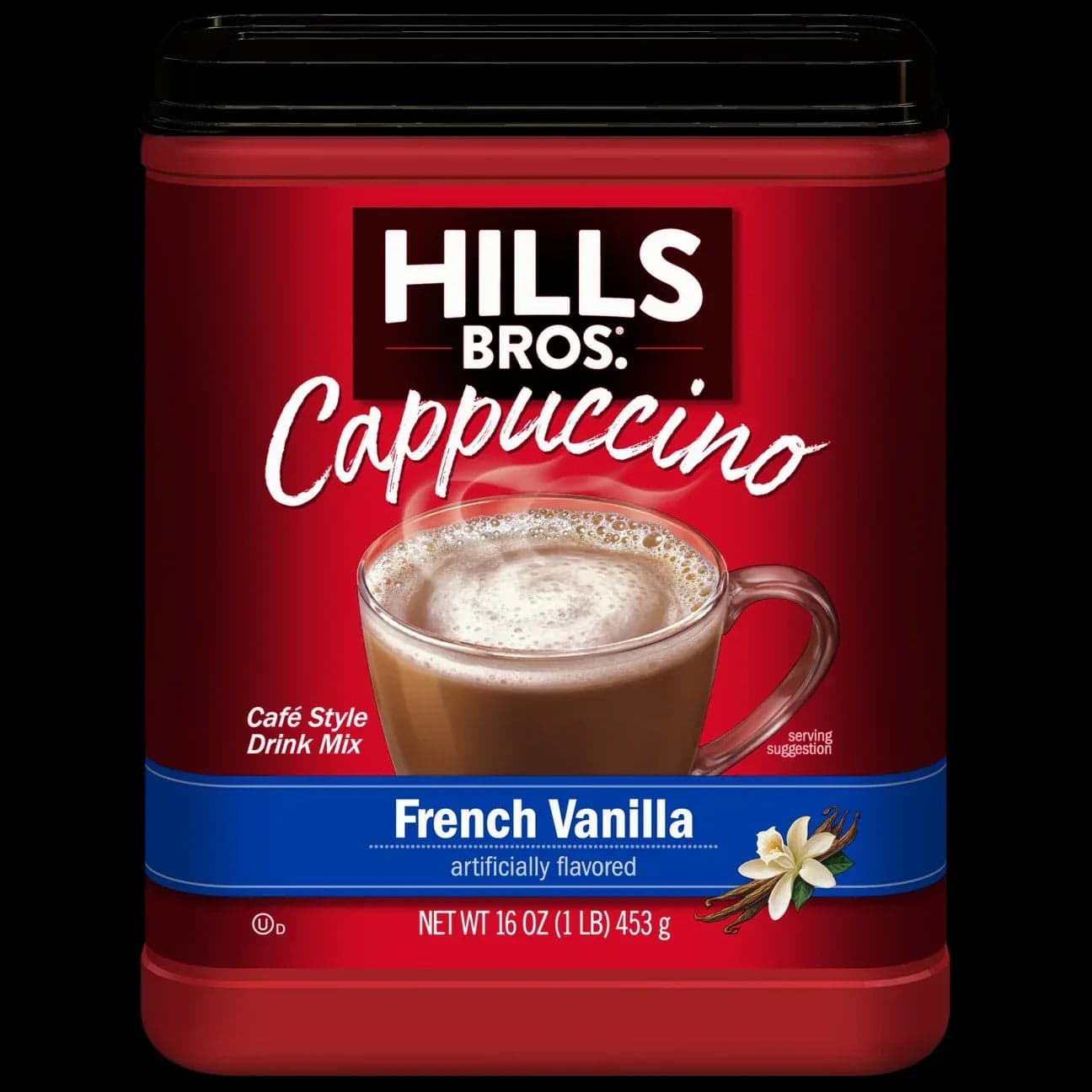 Hills Bros. Cappuccino French Vanilla Instant Cappuccino Mix, 16 oz.