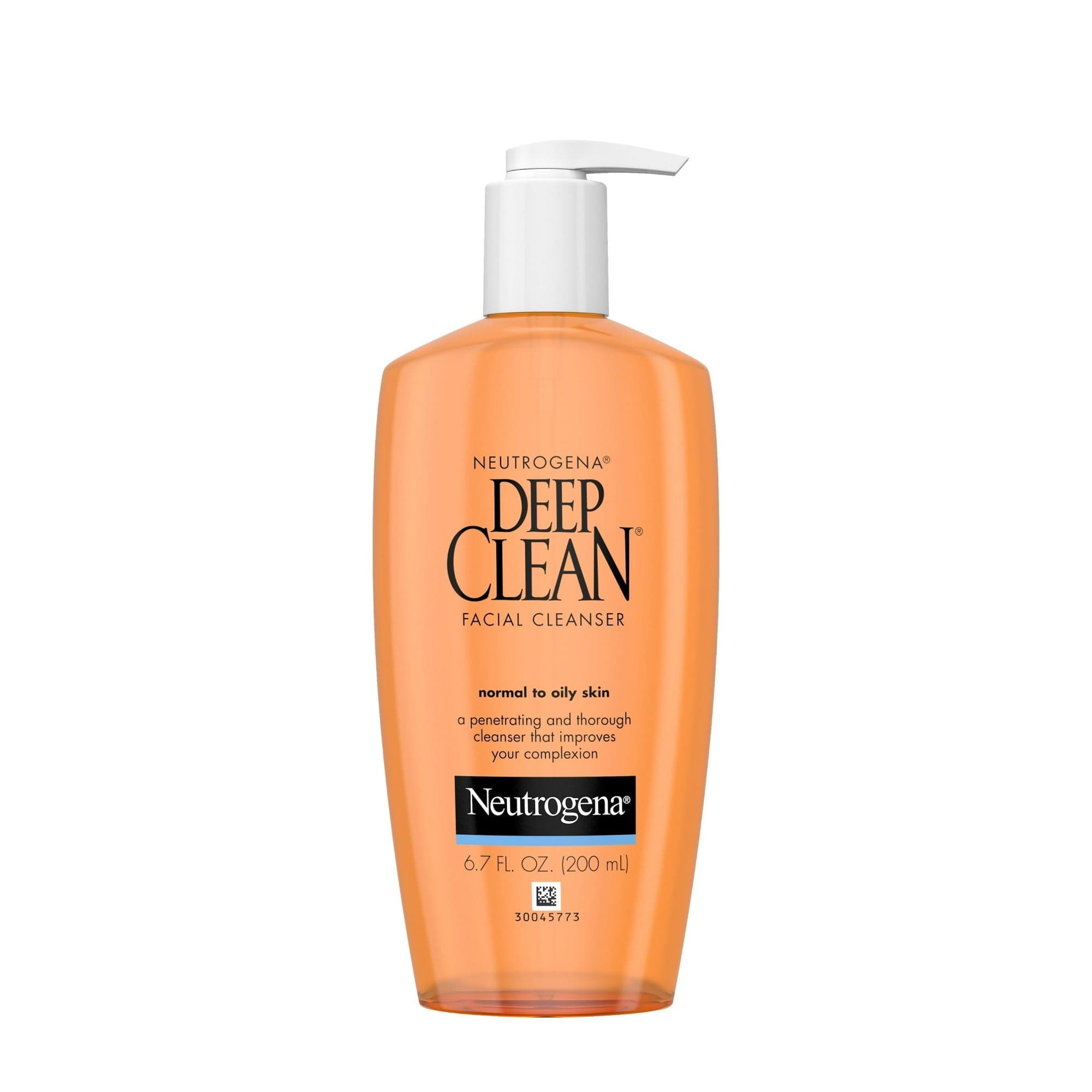 Neutrogena Oil-Free Deep Clean Daily Facial Cleanser, Face Wash, 6.7 fl oz