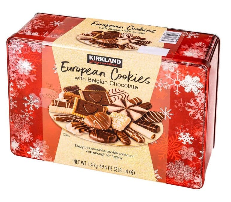 Kirkland Signature European Cookies With Belgian Chocolate, Assortment, 49.4 oz