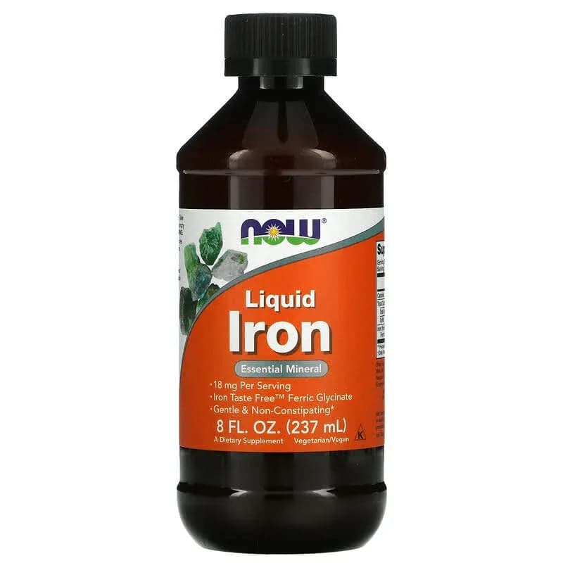 NOW Foods Liquid Iron, 18 mg, 8 fl oz (237 ml)