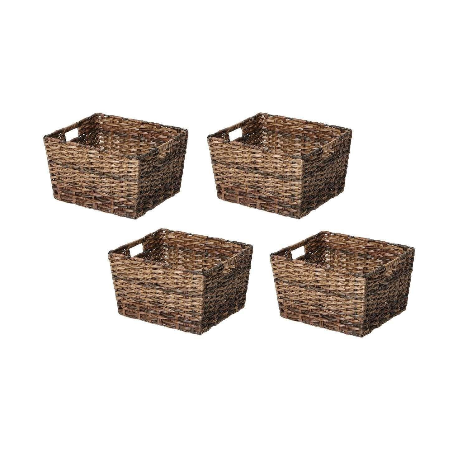 Member's Mark Decorative Woven Storage Baskets, Set of 4
