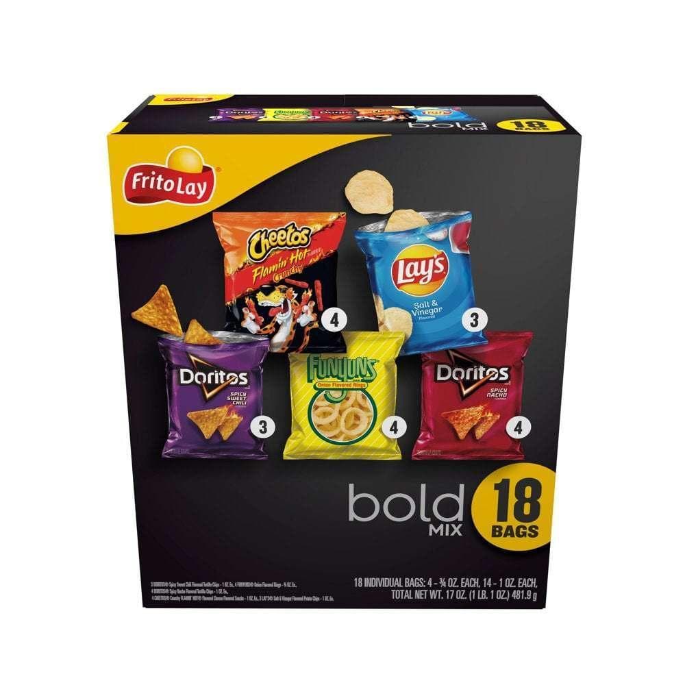 Bold Mix Variety Pack Snack Chips, 18 Count Multipack