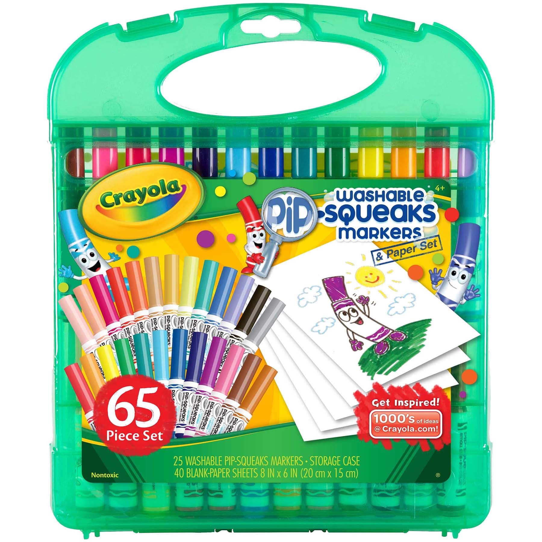 Crayola Pip-Squeaks Washable Markers Set, 25 Count