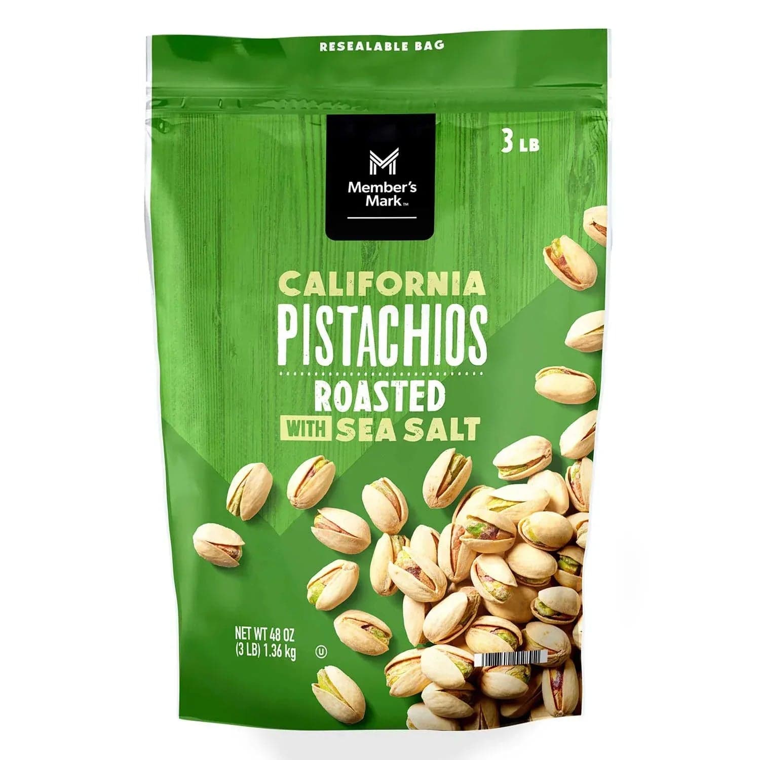 Member's Mark Roasted & Salted Pistachios, 48 oz.
