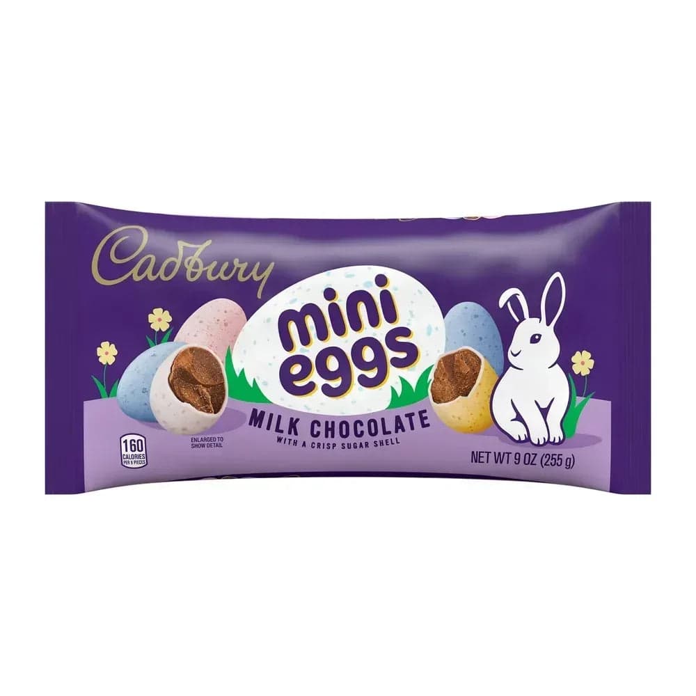 Cadbury Mini Eggs Milk Chocolate Easter Candy, 9 oz Bag