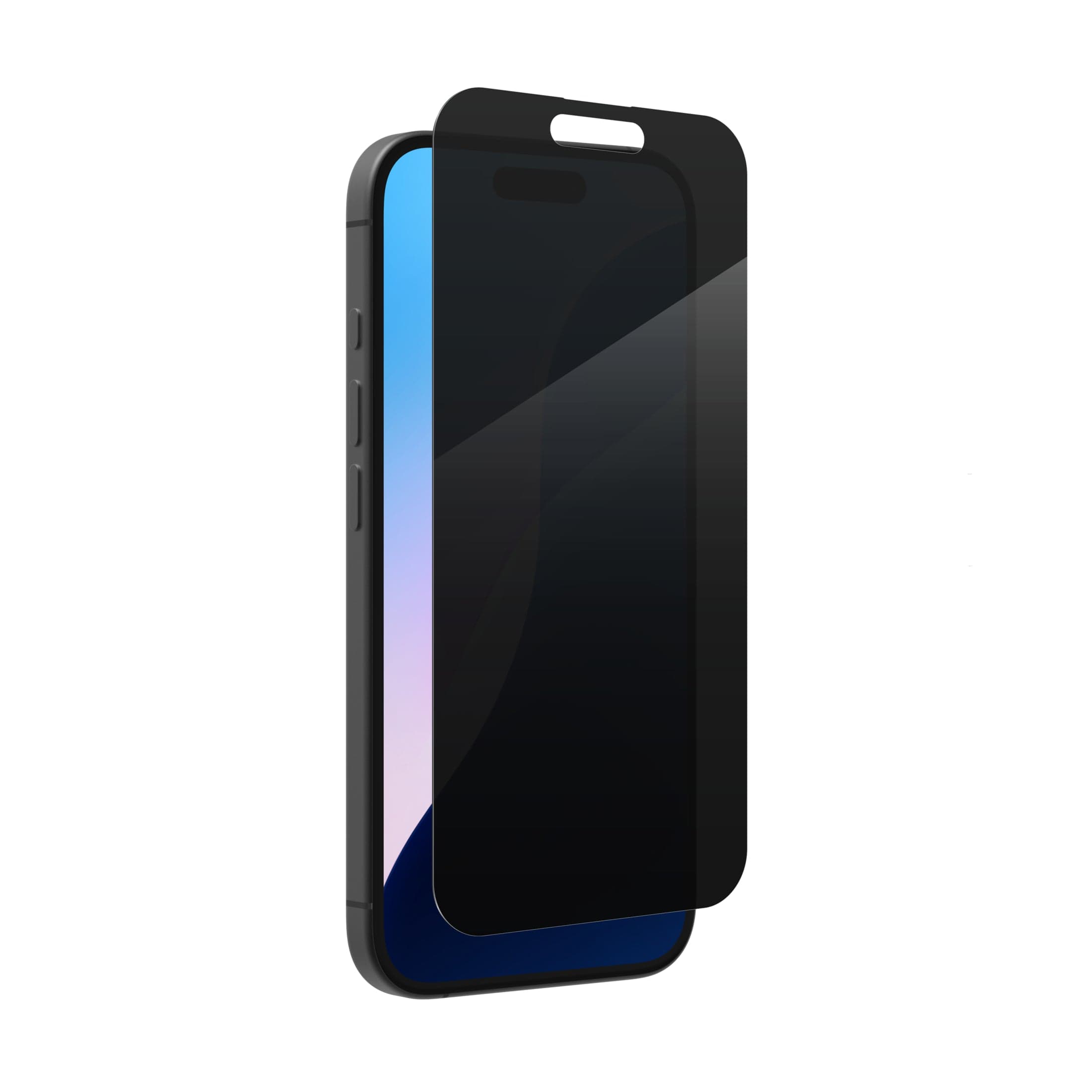 ZAGG InvisibleShield Glass Shield Privacy Screen Protector for Apple iPhone 16 & iPhone 15, 3x Stronger Glass, Impact and Scratch Protection with Precise Install Tray