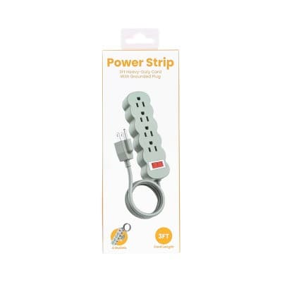 Vivitar 3ft Power Strip - Pink Scalloped