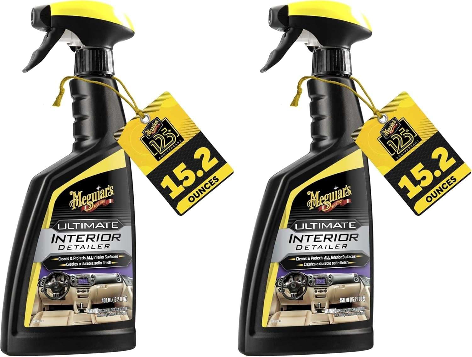 Meguiar's G16216 Ultimate Interior Detailer Spray, 15.2 Oz (Pack of 2)