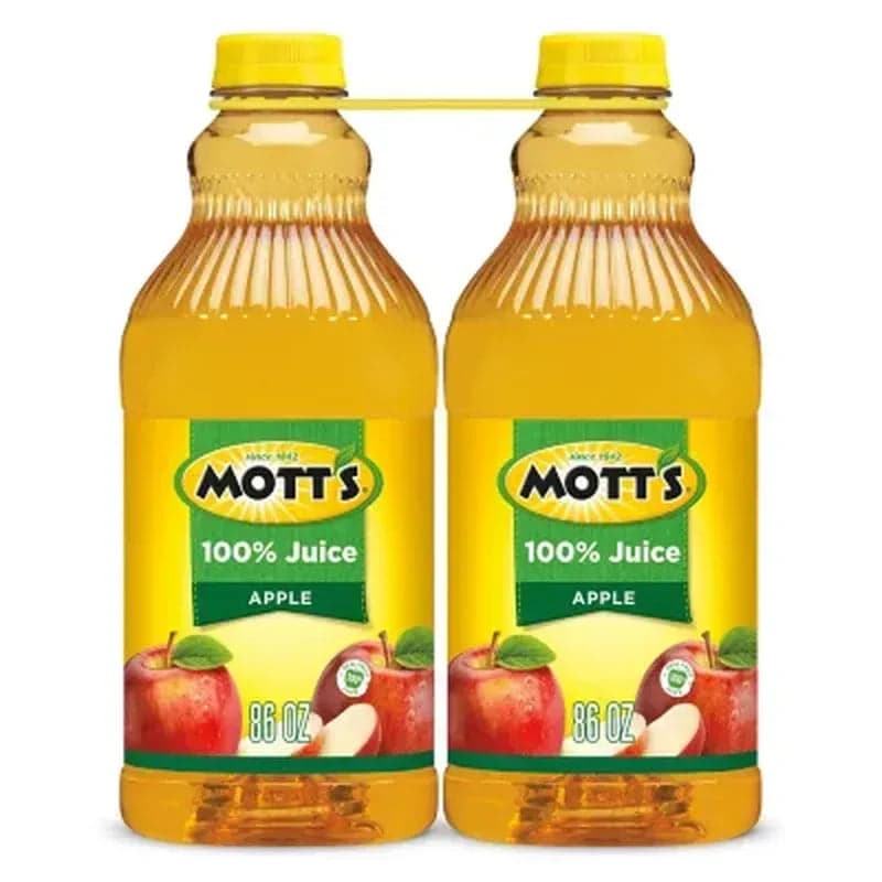 Mott's 100% Apple Juice (86 fl oz, 2 pk)