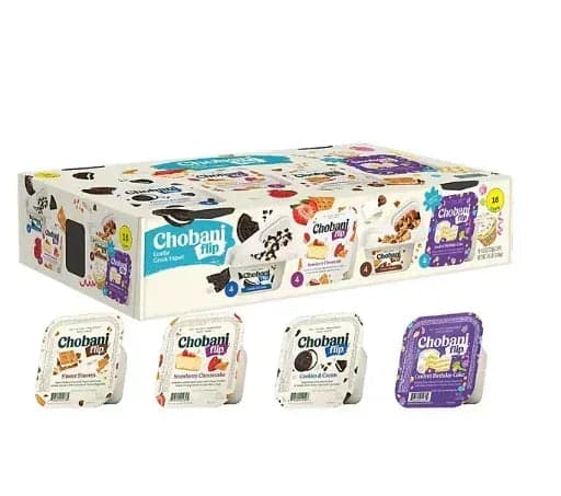 Chobani Flip Lowfat Greek Yogurt Variety Pack (4.5 oz., 16 ct.)