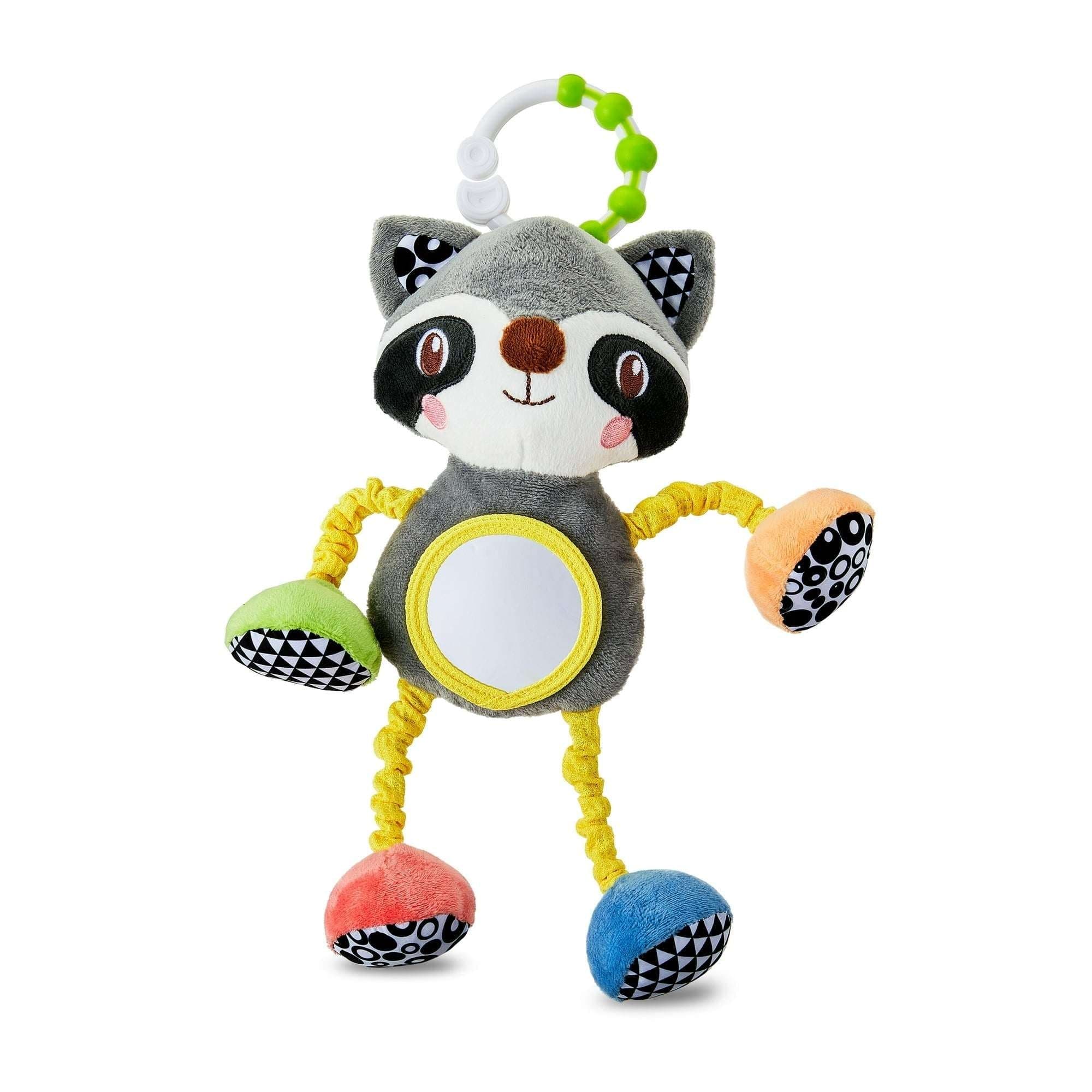 Spark Create Imagine Clip-On Mirror Raccoon Baby Toy