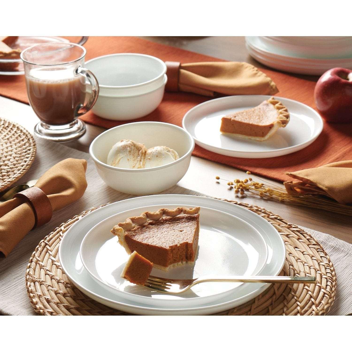 Corelle 12-Piece Modern Round Dinnerware Set