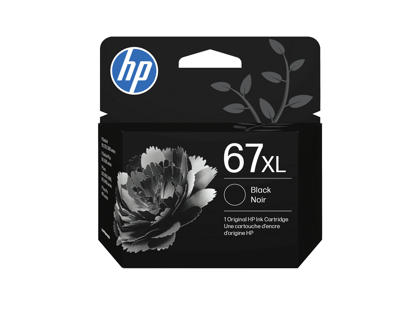 HP 67XL High Yield Black Original Ink Cartridge, ~240 pages, 3YM57AN#140