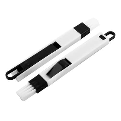 Unique Bargains Door Window Track Kitchen Hand-held Groove Gap Cleaning Brush Tools 2 Pcs