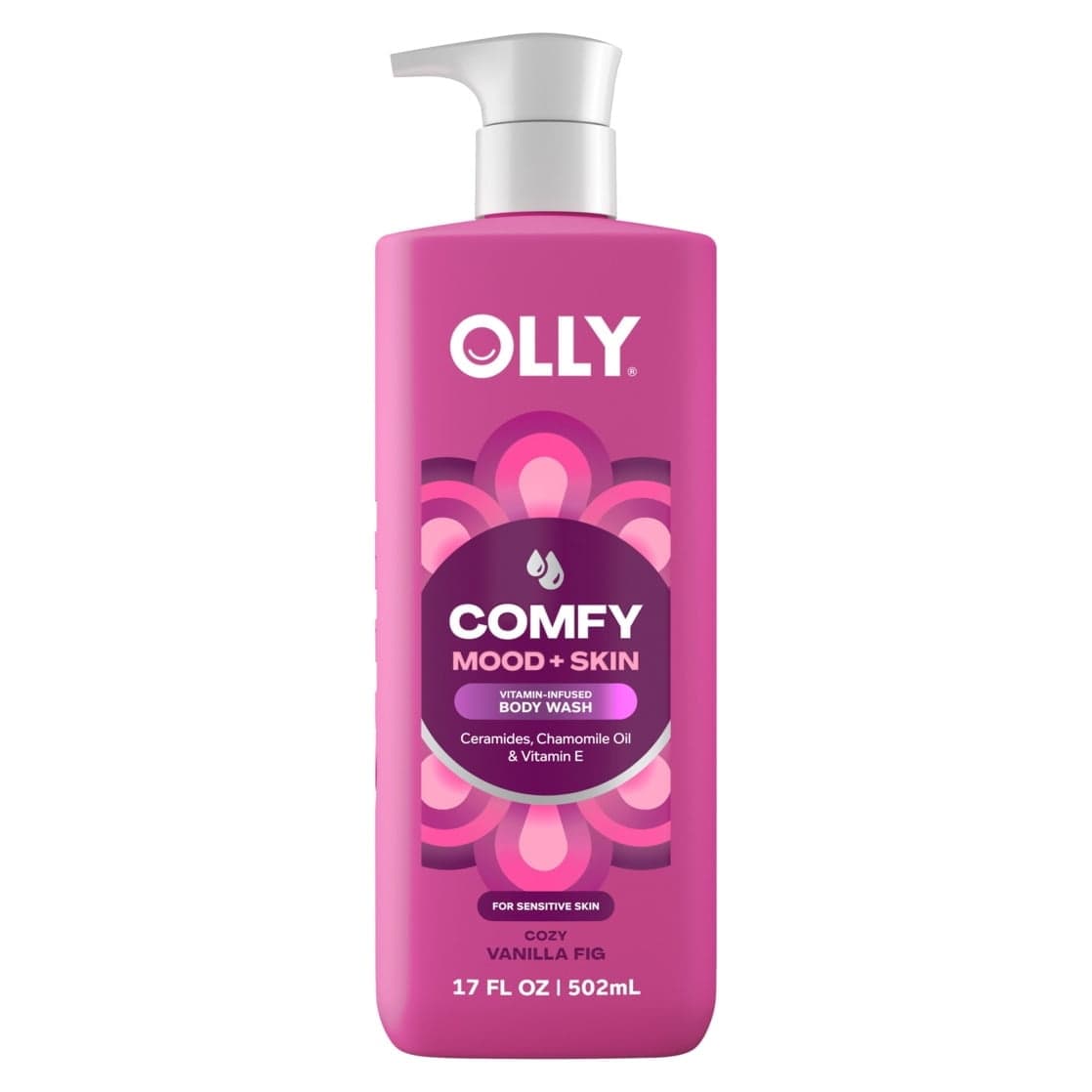 OLLY Body Wash Comfy Mood + Skin, 17 fl oz