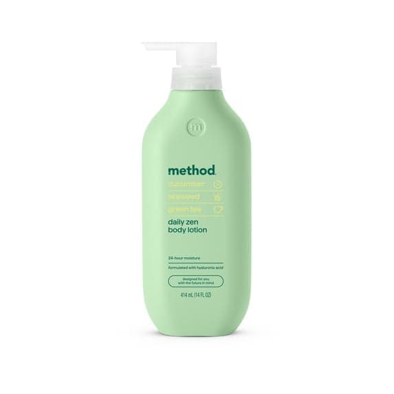 Method Body Lotion, Daily Zen, Cucumber, Seaweed + Green Tea, 24 Hours of Moisture, 14 oz