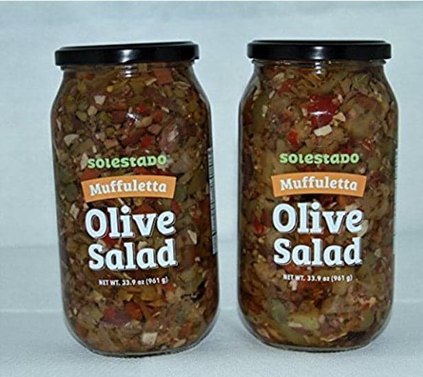 (Pack of 2) Solestado Muffuletta Olive Salad, 33.9 oz