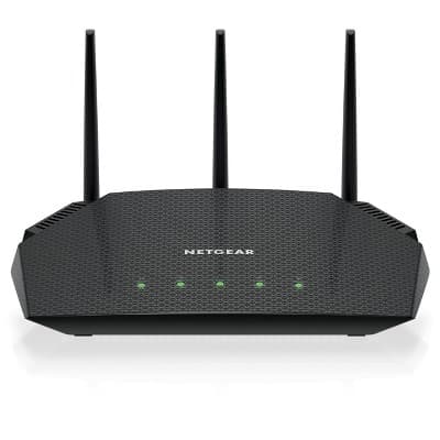 Netgear AX3000 WiFi 6 Router: Dual Band, Ethernet, 2.4/5 GHz, Includes Power Adapter