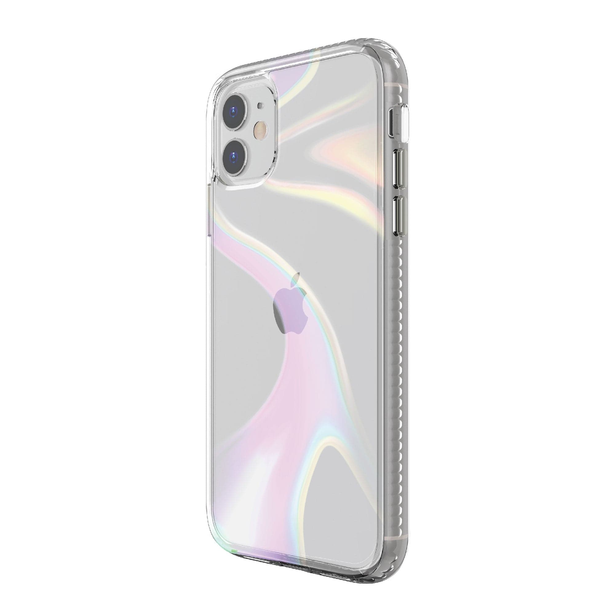 onn. Phone Case for iPhone 11 / iPhone XR, Iridescent Illusion