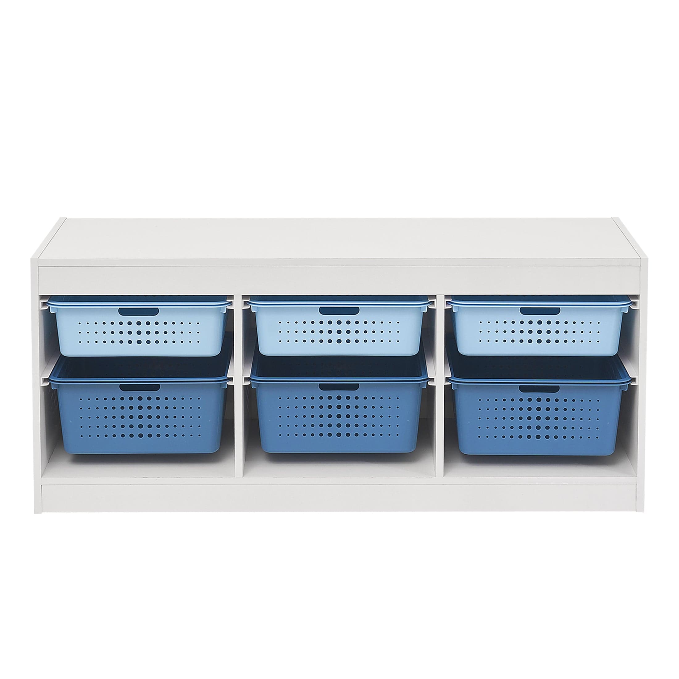 Your Zone Kids Sliding Bin Organizer with 4 Storage Bins