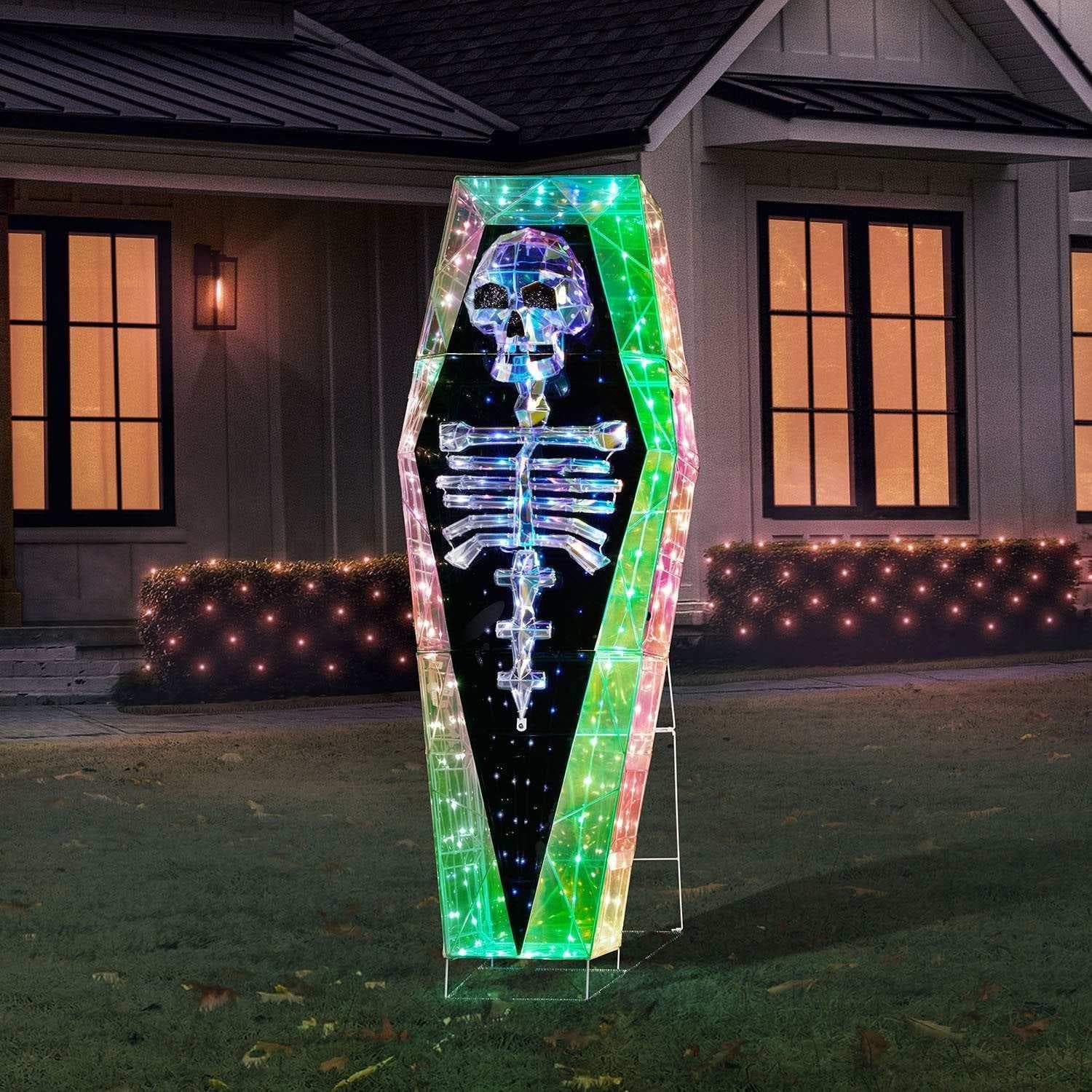Member's Mark 5' Pre-Lit Prismatic Coffin