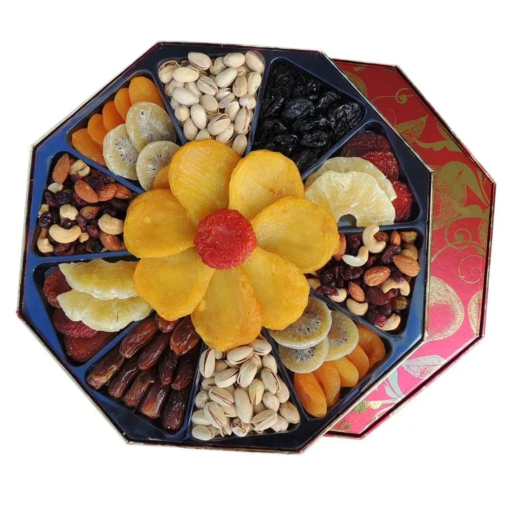 Vacaville Fruit Company Lunar New Year Dried Fruit and Nut Gift Box, 34 oz.