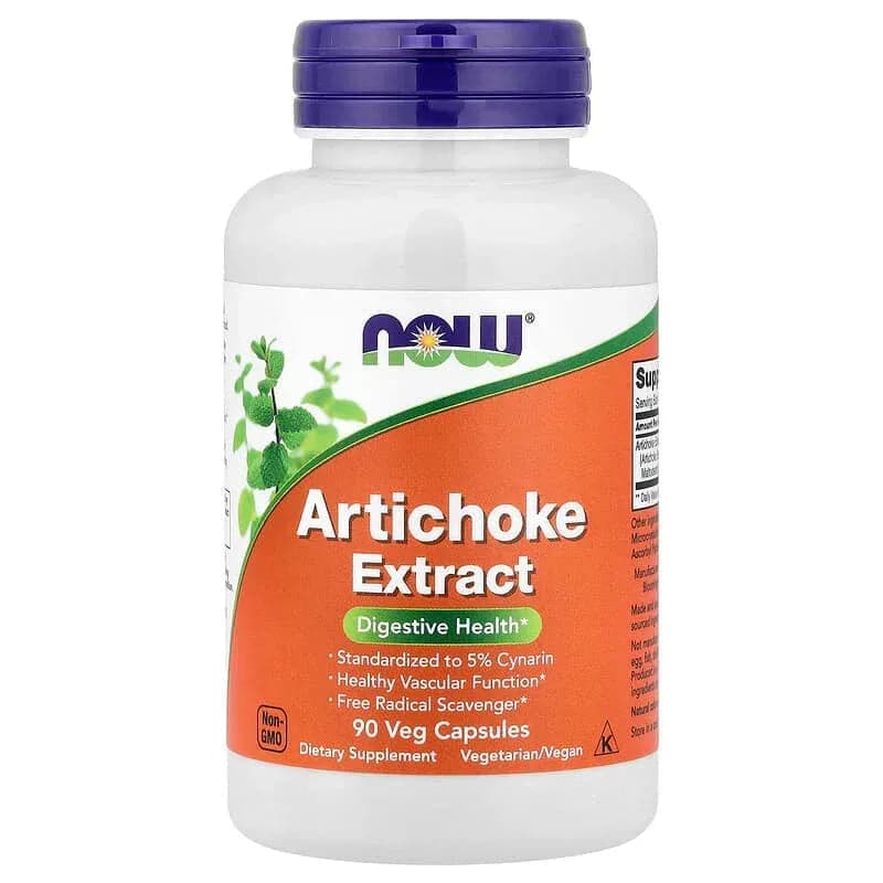 NOW Foods Artichoke Extract, 90 Veg Capsules (450 mg per Capsule)