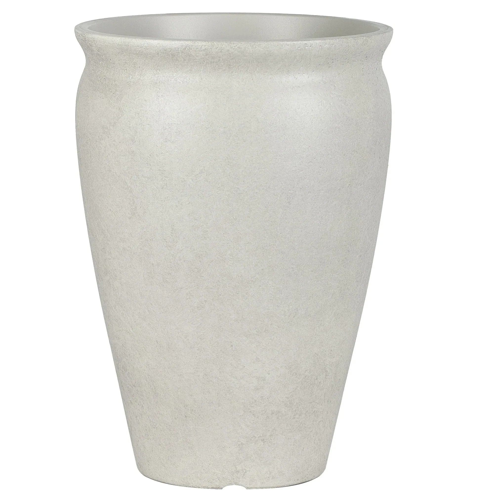 Better Homes & Gardens 14-Inch Hawthorn Planter, Gypsum, Modern Design for Indoor and Outdoor Plants