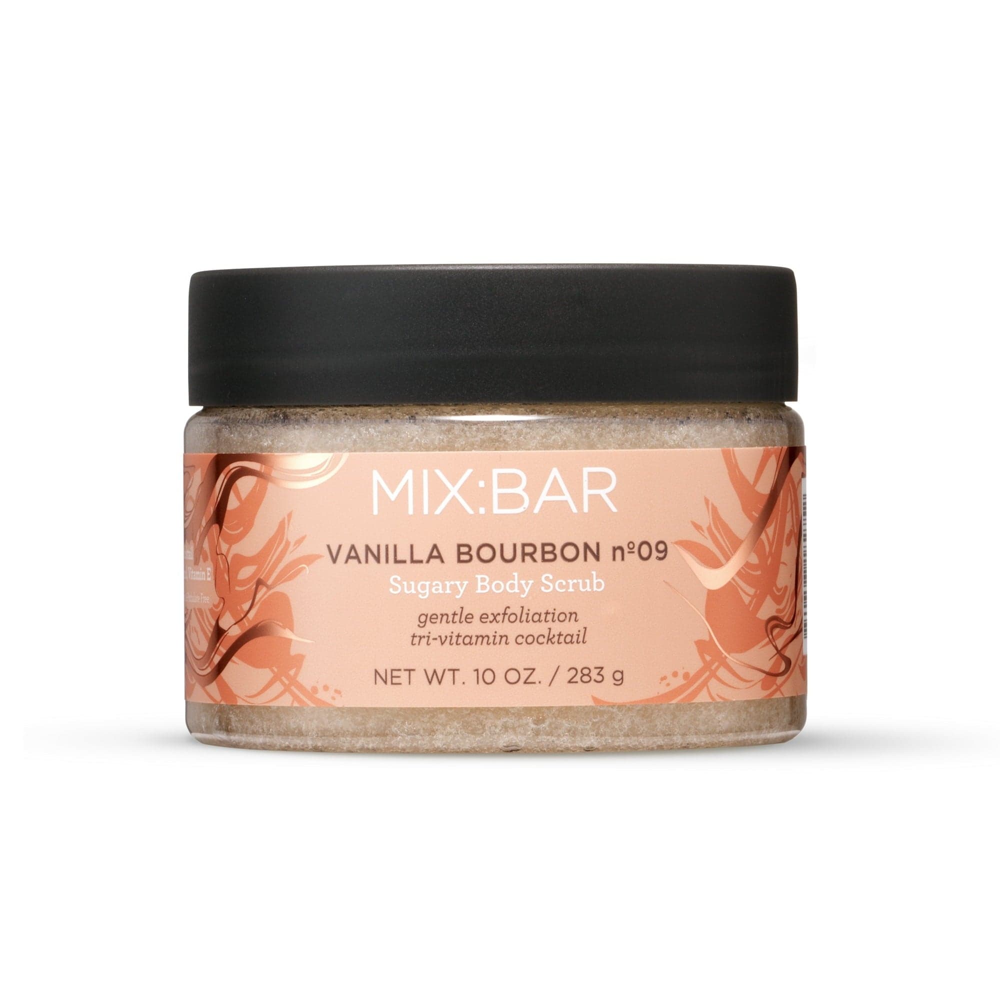 MIX:BAR Vanilla Bourbon Exfoliating Vitamin E Body Scrub, 10 fl oz (Pack of 3)