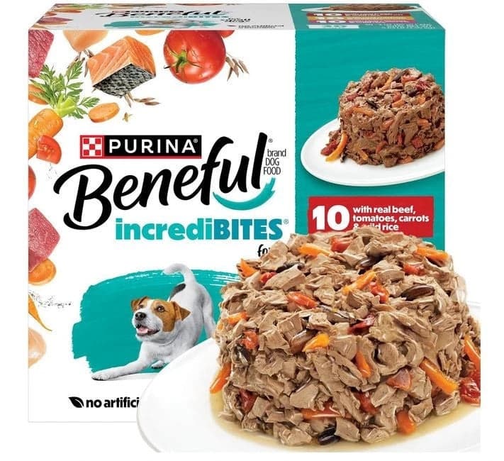 Beneful Purina Small Breed Wet Dog Food Variety Pack, IncrediBites, Pack of 30