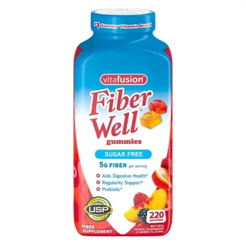 Vitafusion Fiber Well Gummies, 5g Fiber (220 Ct.)