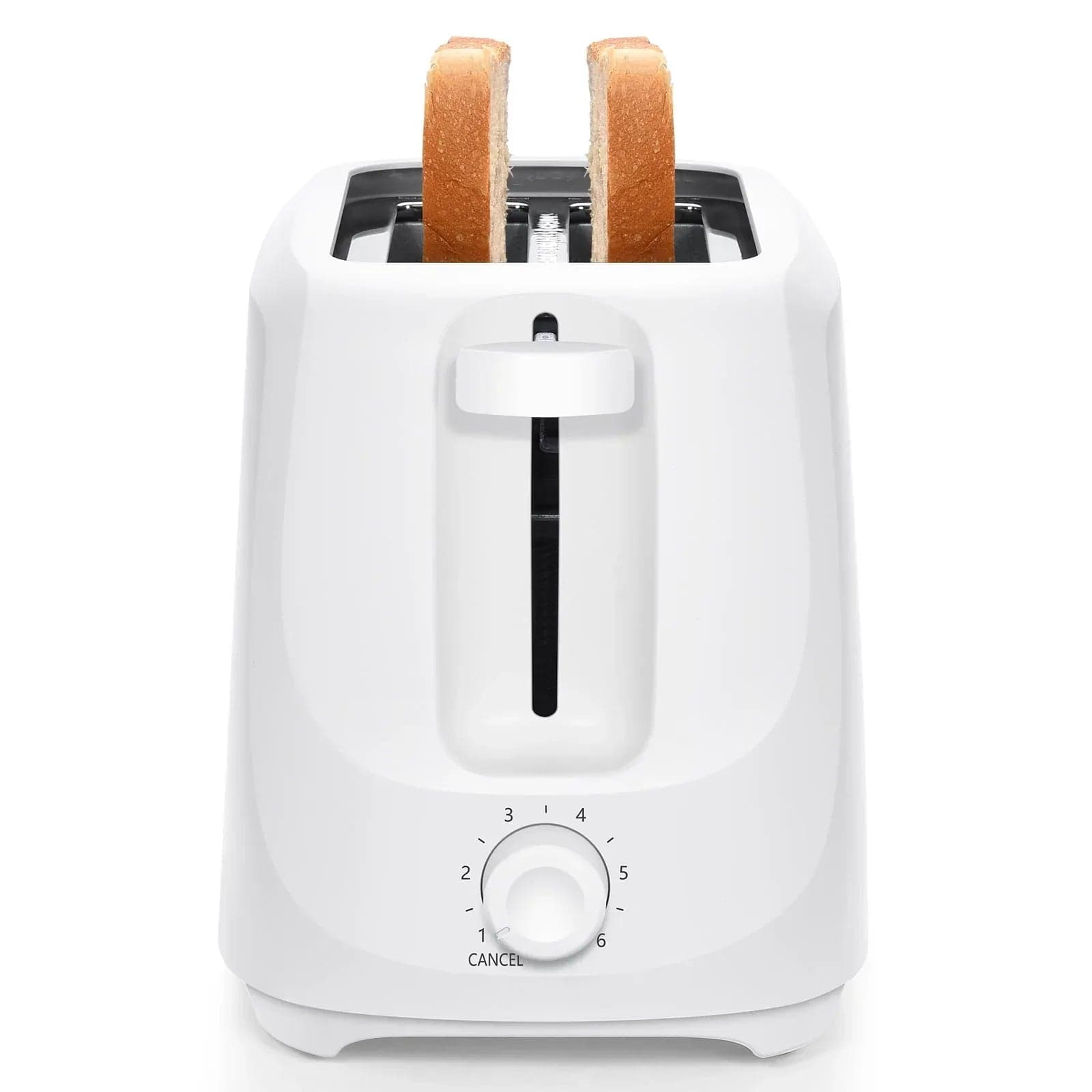 Mainstays 2-Slice Toaster with 6 Shade Settings and Removable Crumb Tray