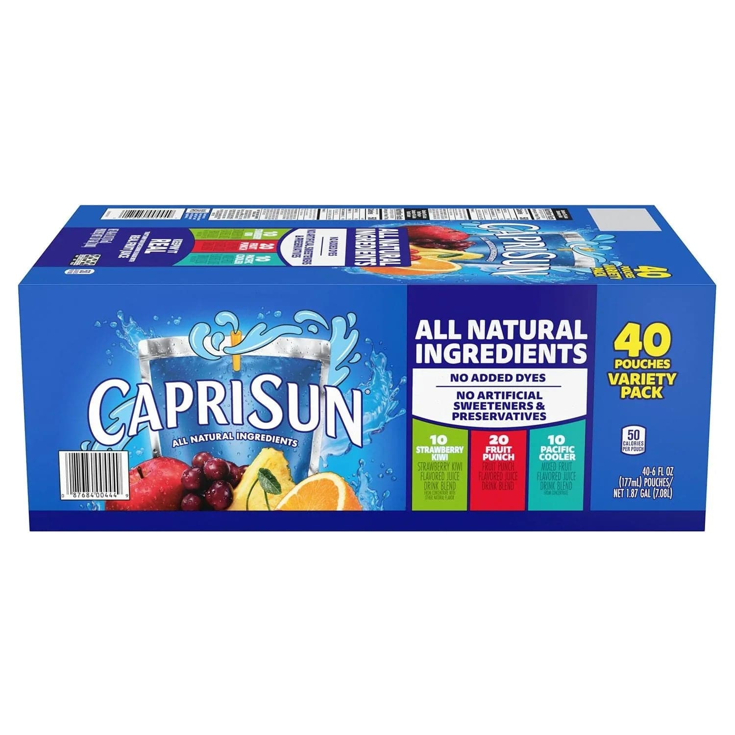 Capri Sun Variety Pack (6 fl oz Pouches, 40 pk)