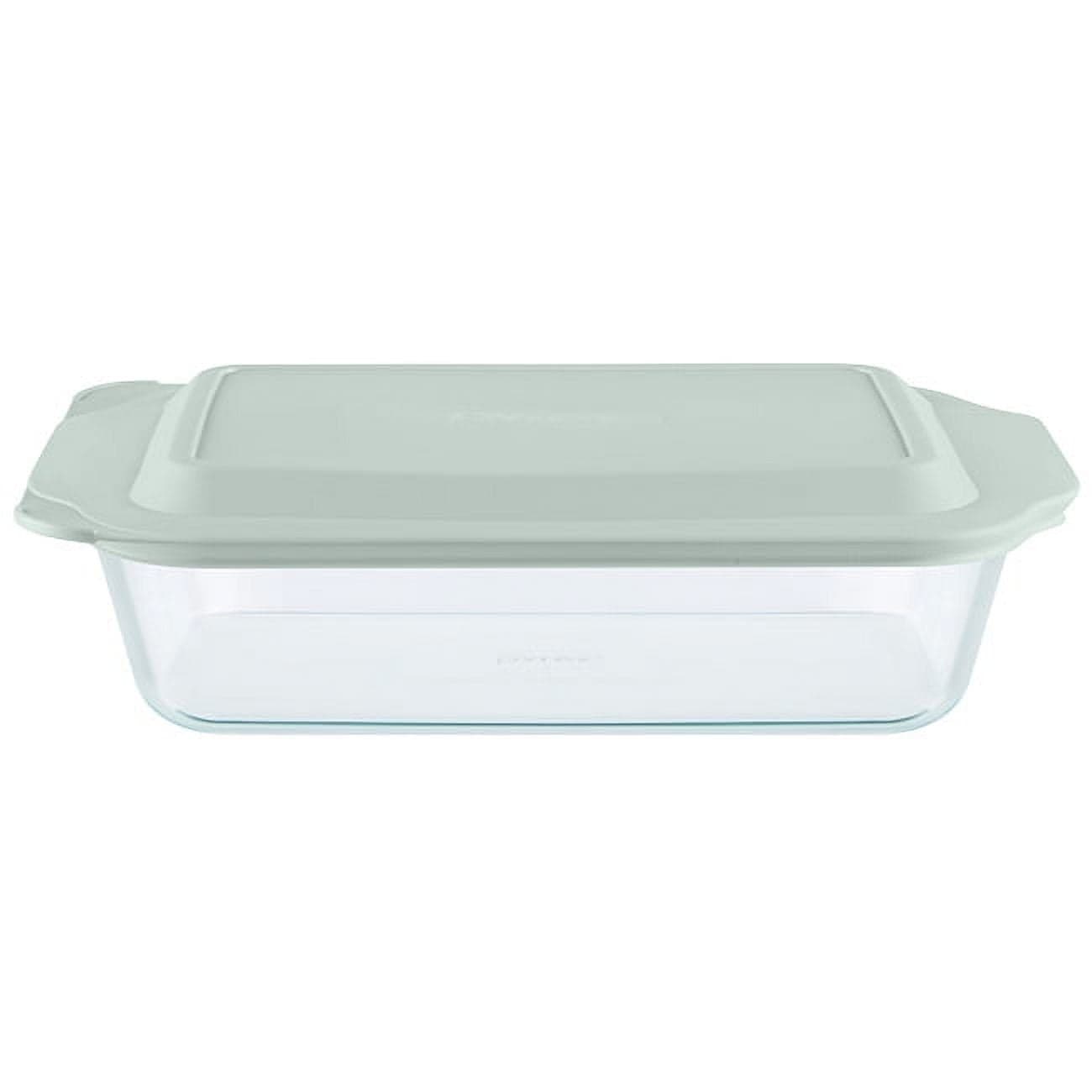 Pyrex Deep Glass Baking Dish with Lid, 7 x 11 in