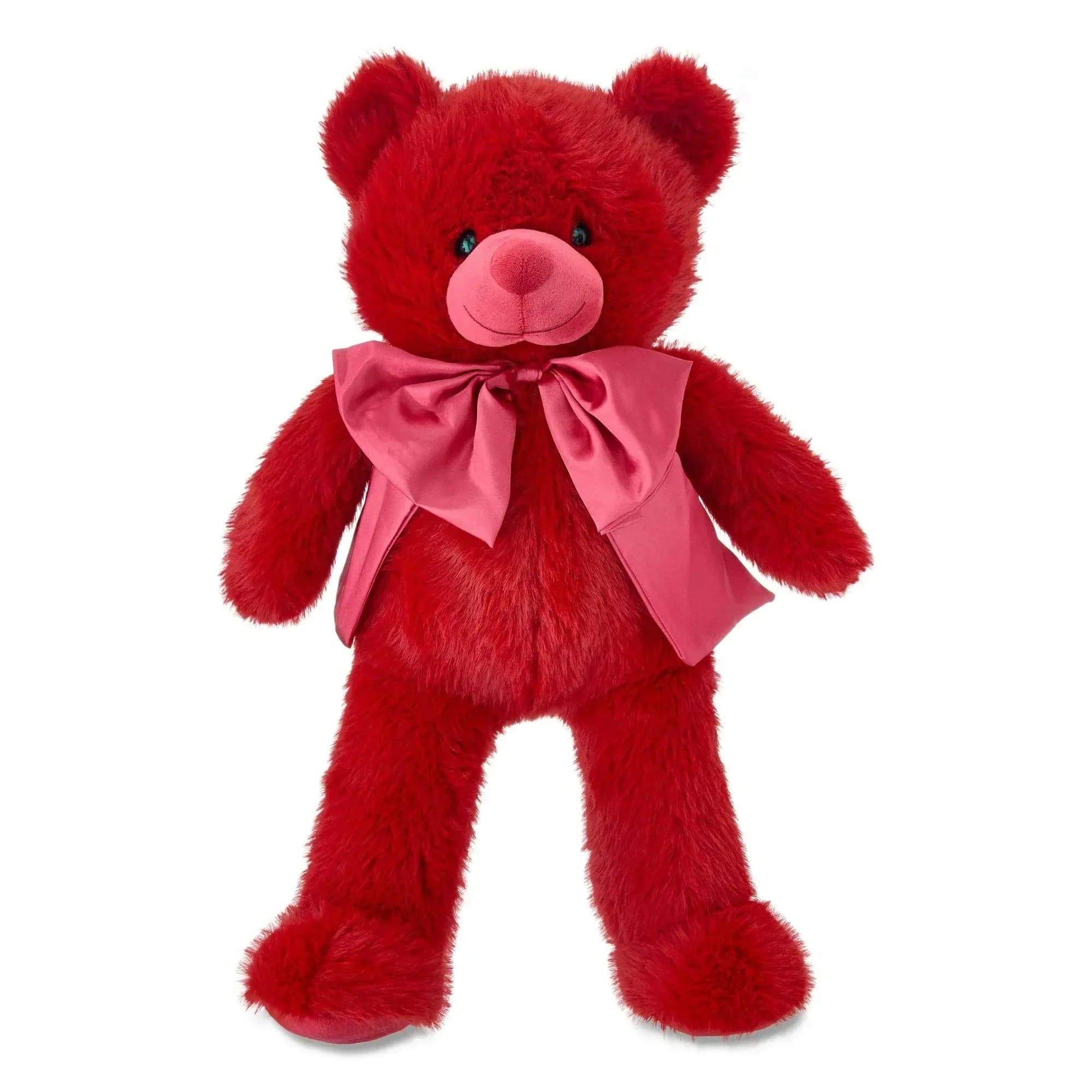 Way To Celebrate Large Bear Plush, Red, 23 in, Valentine's Day