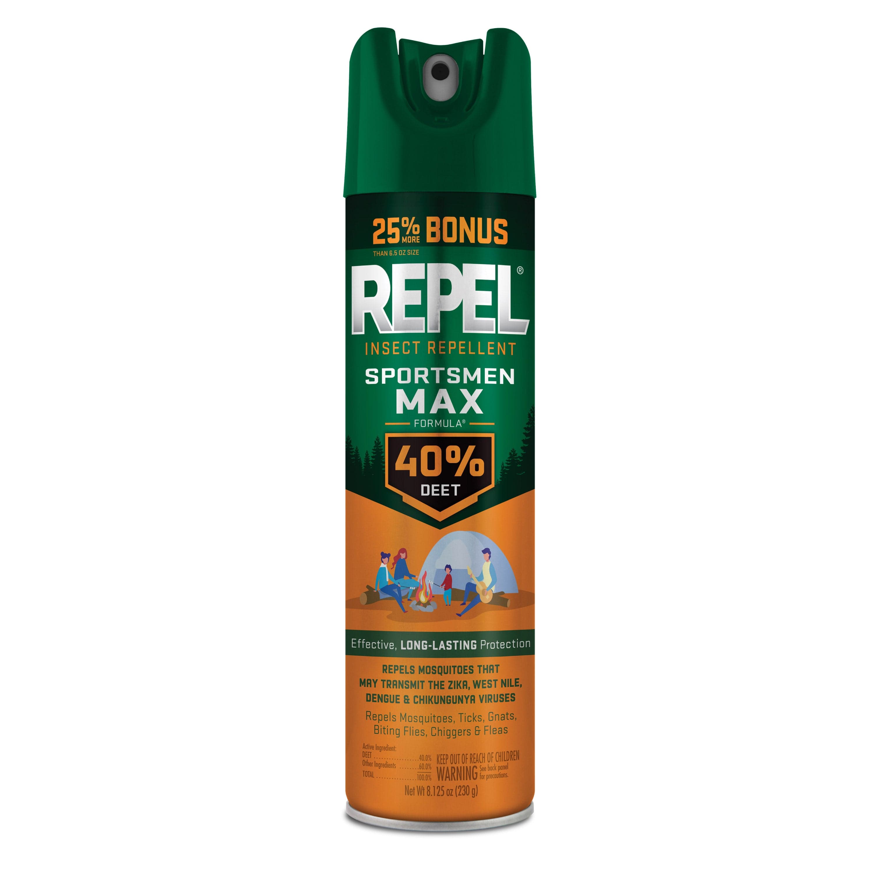 Repel Sportsmen Max Formula Insect and Mosquito Repellent, Bug Spray with 40% DEET, 8.125 oz