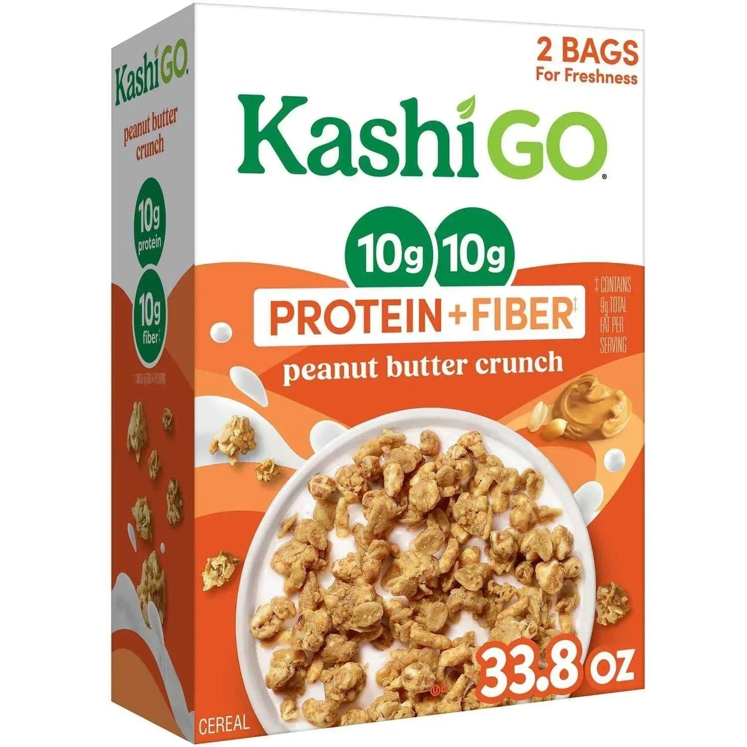 Kashi GO Peanut Butter Cereal, 33.8 oz.