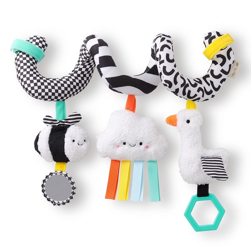 Itzy Ritzy Bitzy Spiral High Contrast Car Seat and Stroller Toy