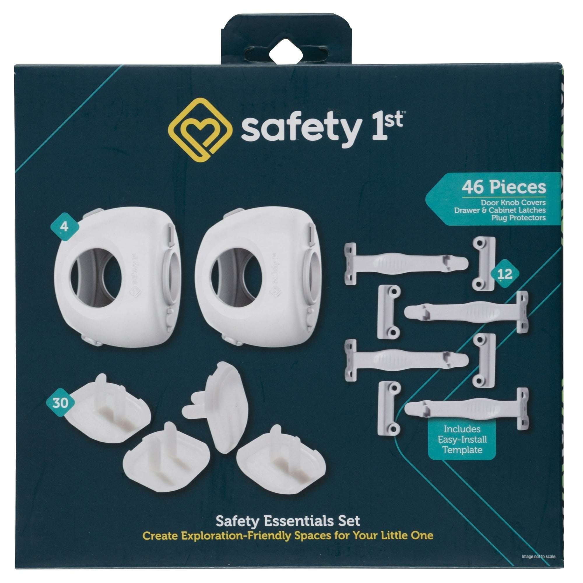 Safety 1st Safety Essentials Childproofing Kit (46 Pieces), White