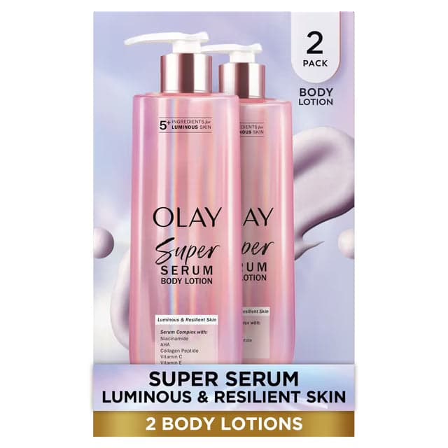 Olay Super Serum Body Lotion, 18.5 fl. oz., 2 pk.