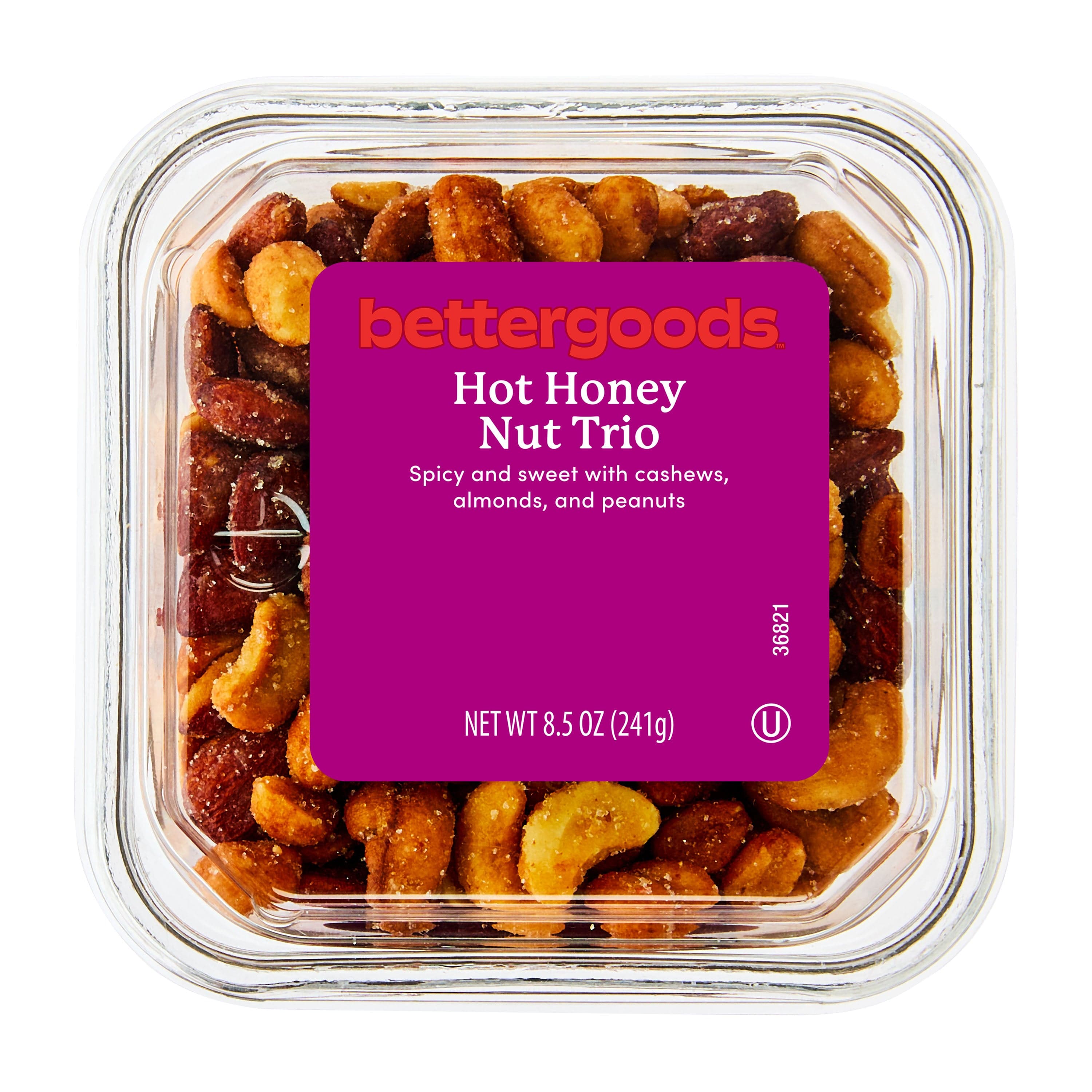 bettergoods Hot Honey Nut Trio, 8.5 oz Tub