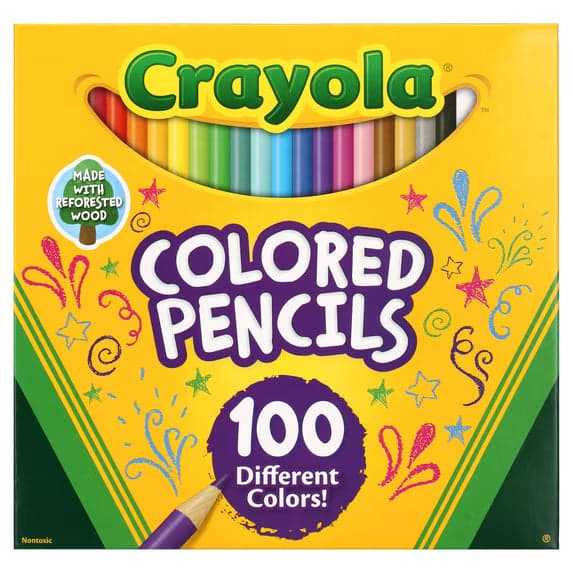 Crayola Colored Pencils, 100 Count