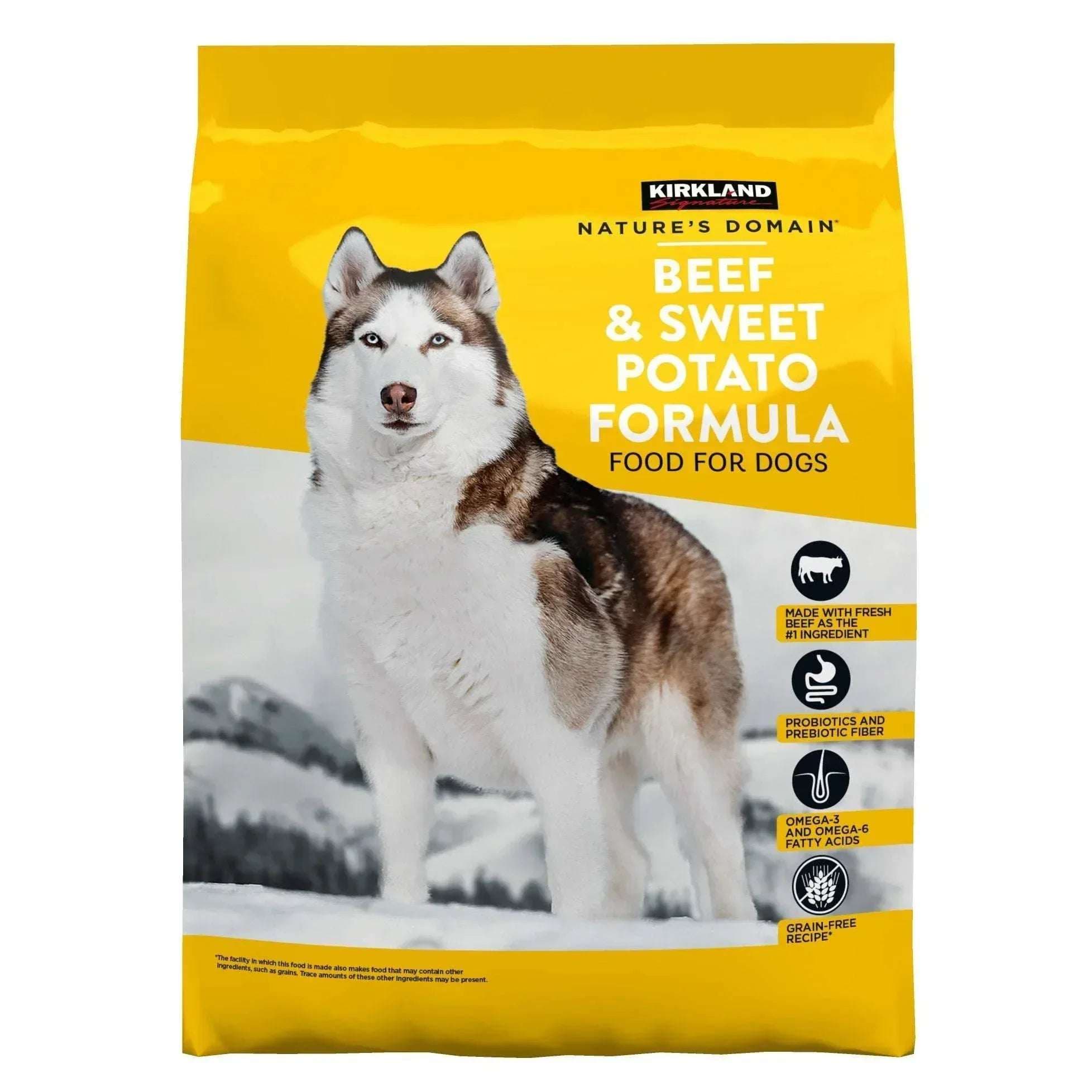 Kirkland Signature Nature's Domain Beef & Sweet Potato Dog Food, 35 lb