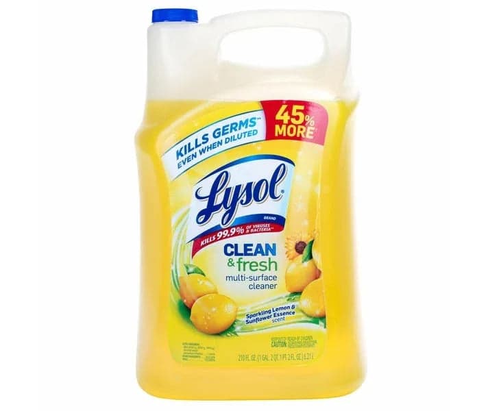 Lysol Clean & Fresh Multi-Surface Cleaner, Sparkling Lemon & Sunflower, 210 fl oz