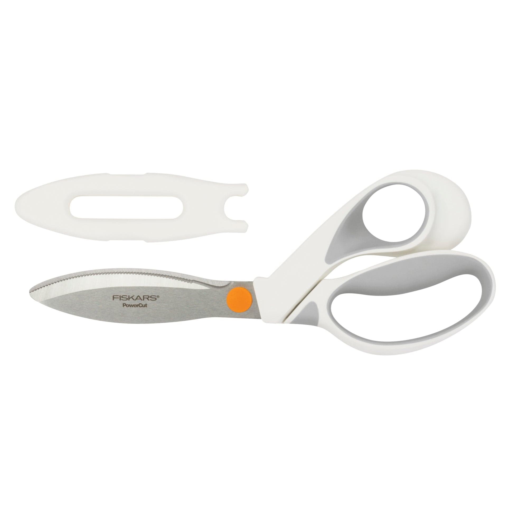 Fiskars PowerCut Shears, 9 inch, White (179900-1002)