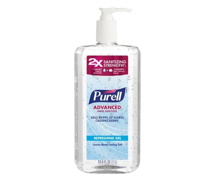 Purell Advanced Hand Sanitizer Refreshing Gel, 33.8 fl oz
