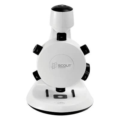 HamiltonBuhl Scout Digital Microscope, STEM Microscope with Six Magnification Lenses